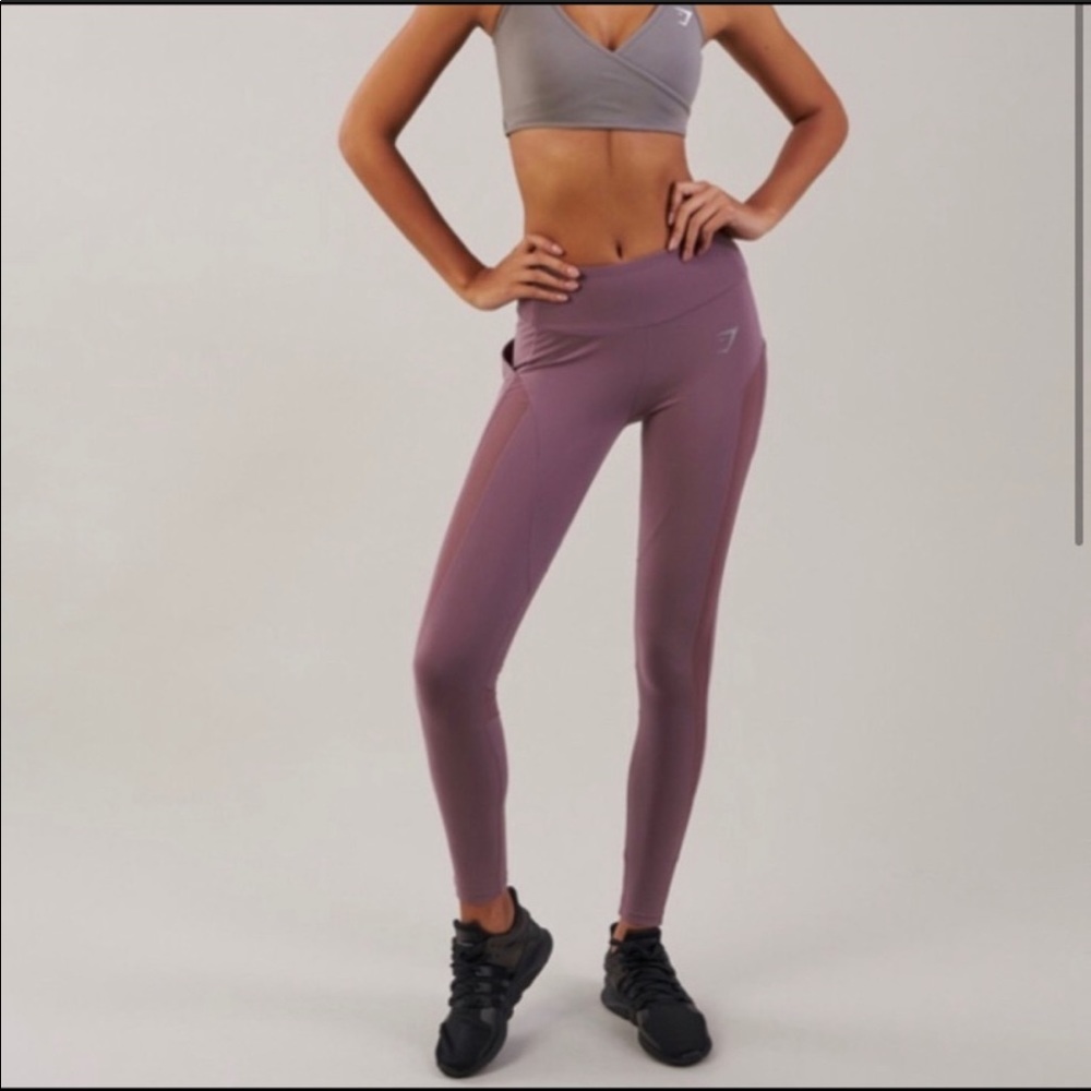 Gymshark High Rise Logo Pocketa Leggings Pants